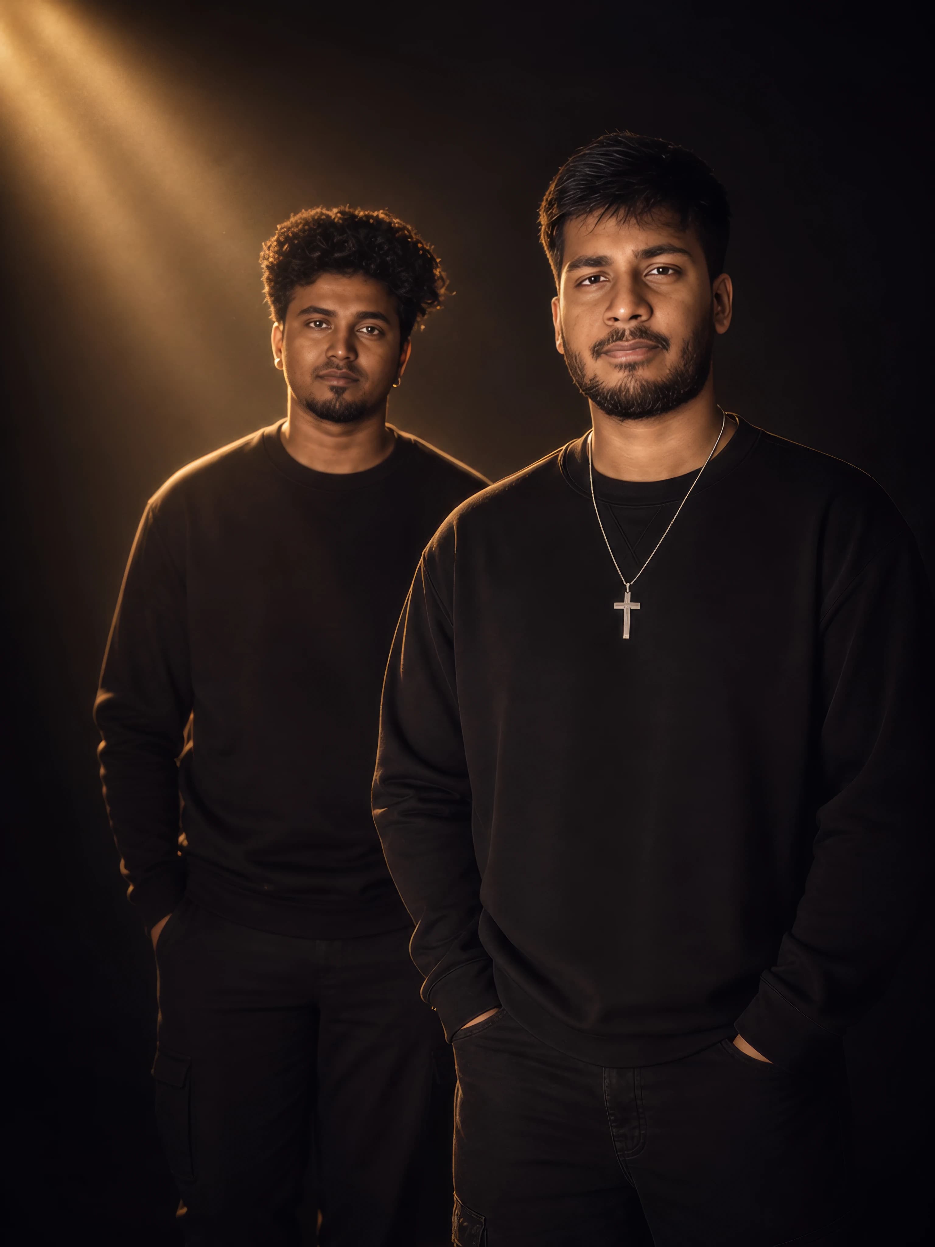 Sangeeth Peter and Arjun Chikku of Auralume Studios